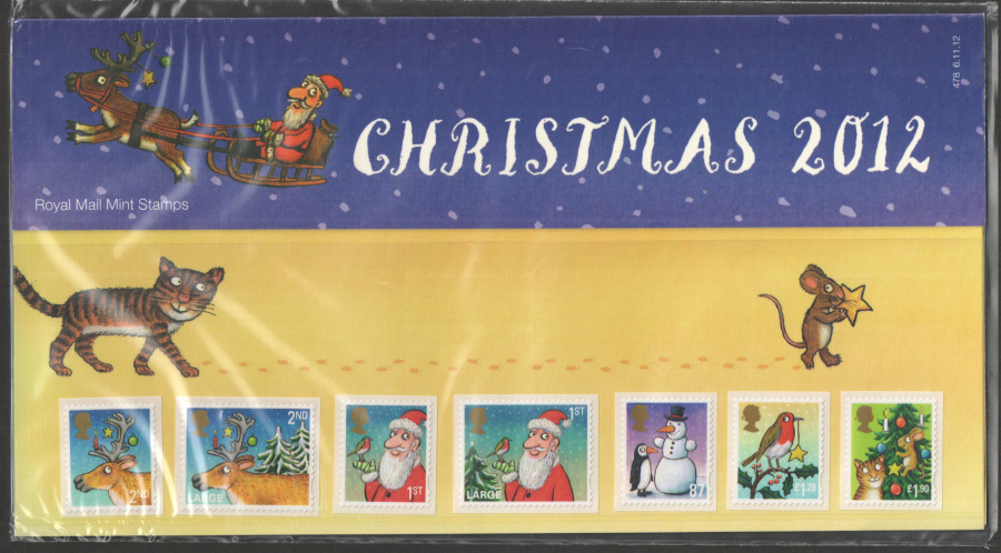 (image for) 2012 Christmas Royal Mail Presentation Pack 478 - Click Image to Close